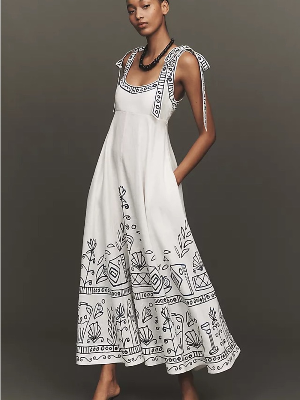 NWT ALEMAIS Leela Ballet Midi Sundress